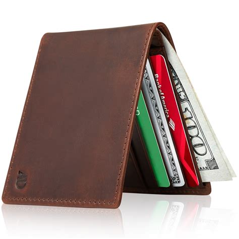 leather bifold wallet